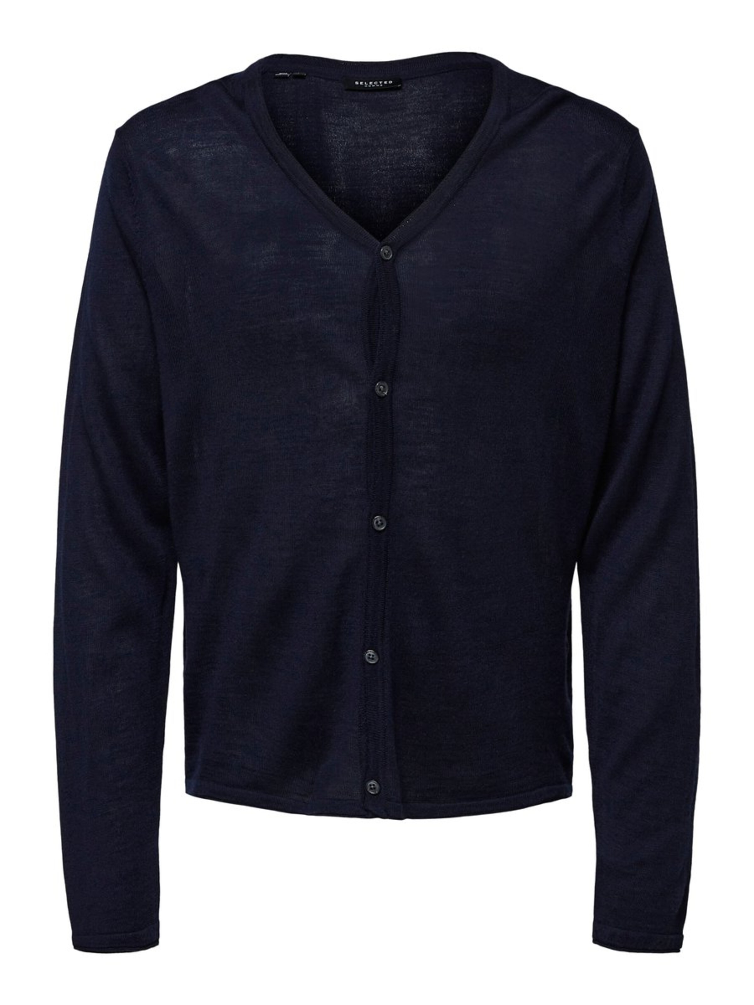 SELECTED HOMME - Gebreid vest in de kleur Donkerblauw