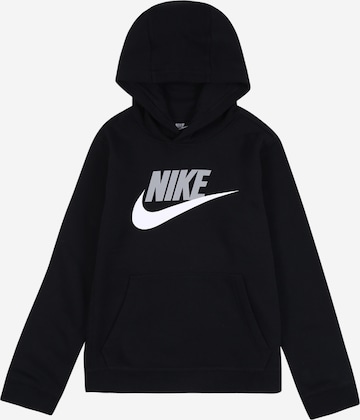 Nike Sportswear Klasický střih Mikina – černá: přední strana