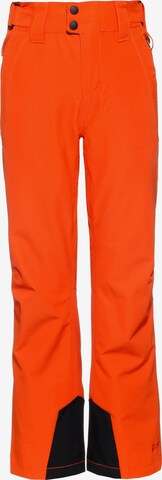 PROTEST Regular Outdoor Pants 'Bork' in Orange: front