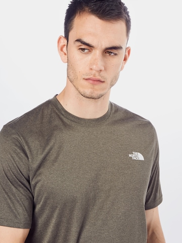 THE NORTH FACE Regular fit Performance Shirt 'Reaxion Amp Crew' in Green