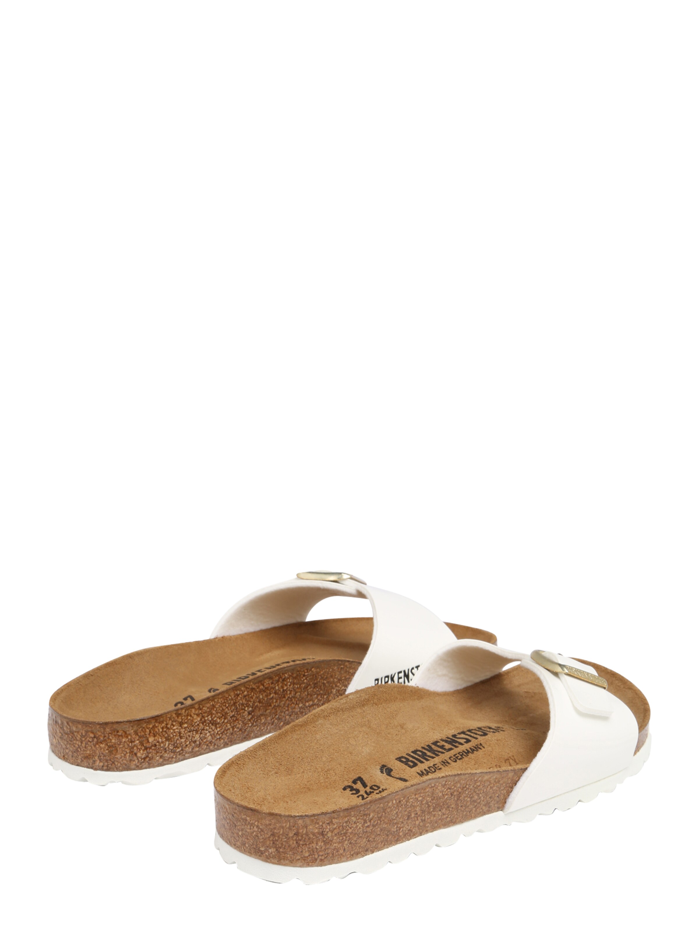 BIRKENSTOCK Japonki 'Madrid' w kolorze biały: tył