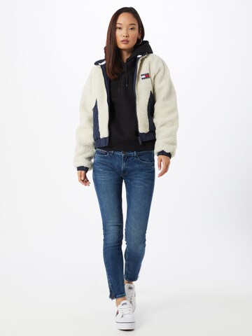 Tommy Jeans Mikina – černá