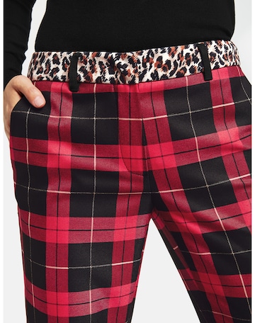 TAIFUN Bootcut Hose in Rot