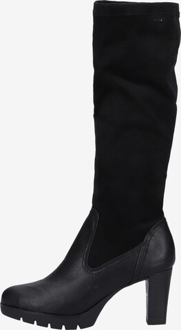 Bottes TOM TAILOR en noir : devant