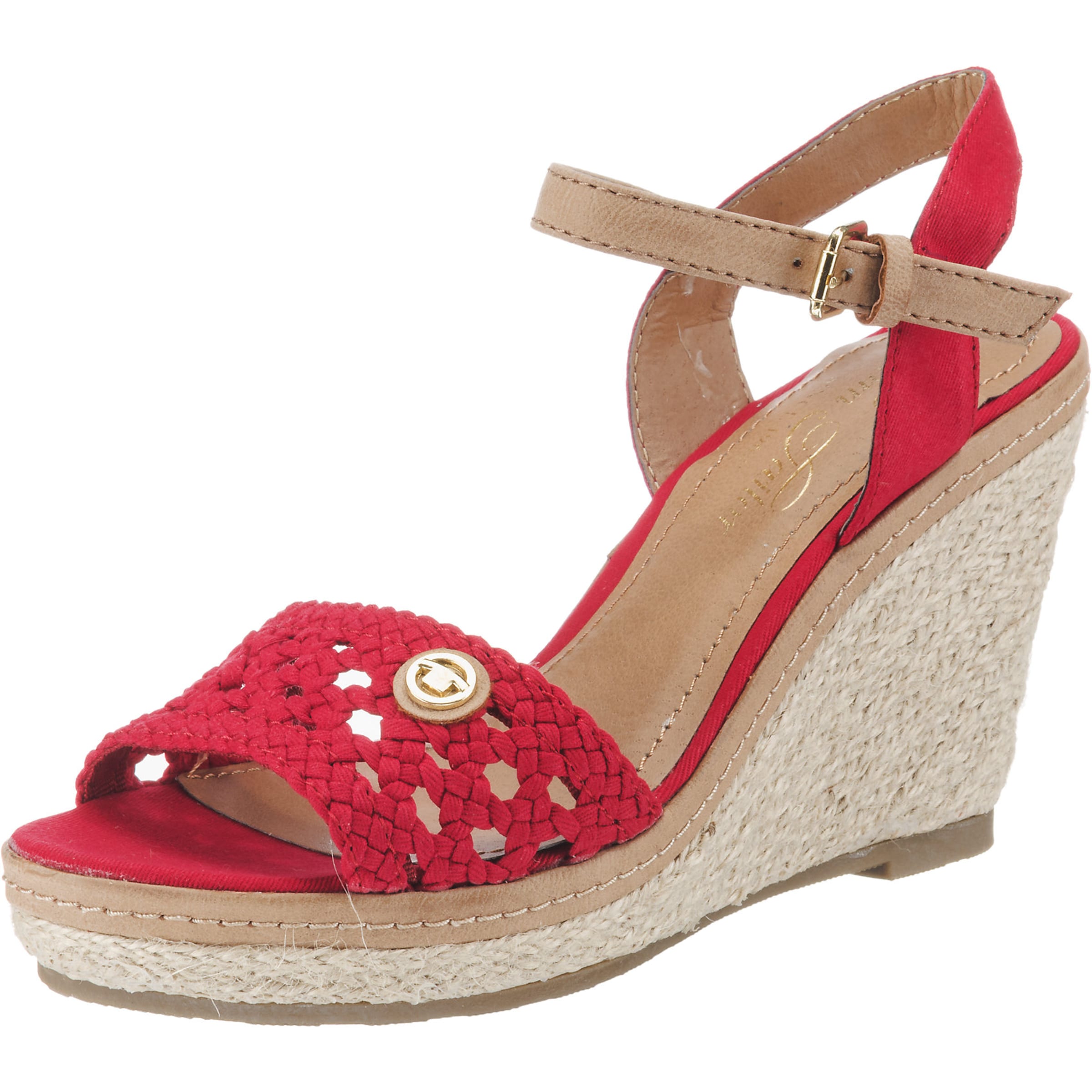 TOM TAILOR - Sandalen met riem in de kleur Beige