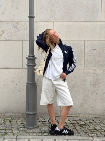Dark Blue Jacket Look by adidas Originals