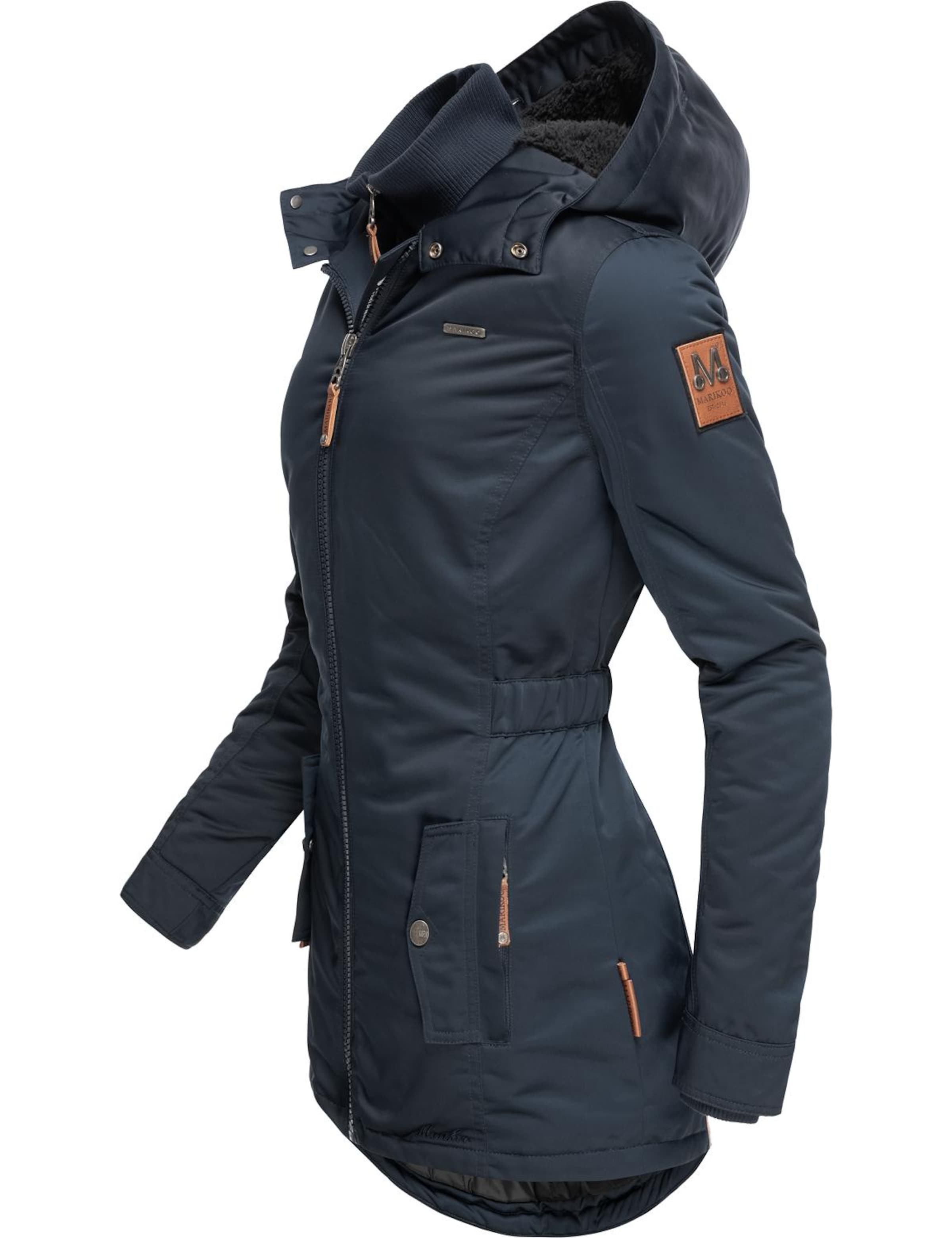 MARIKOO Zimný kabát 'Sanakoo' - Modrá