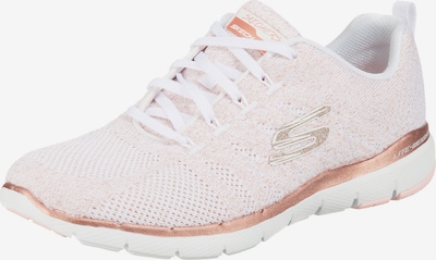 SKECHERS Sneakers laag 'Flex Appeal 3.0' in de kleur Rose-goud / Rosa / Wit, Productweergave