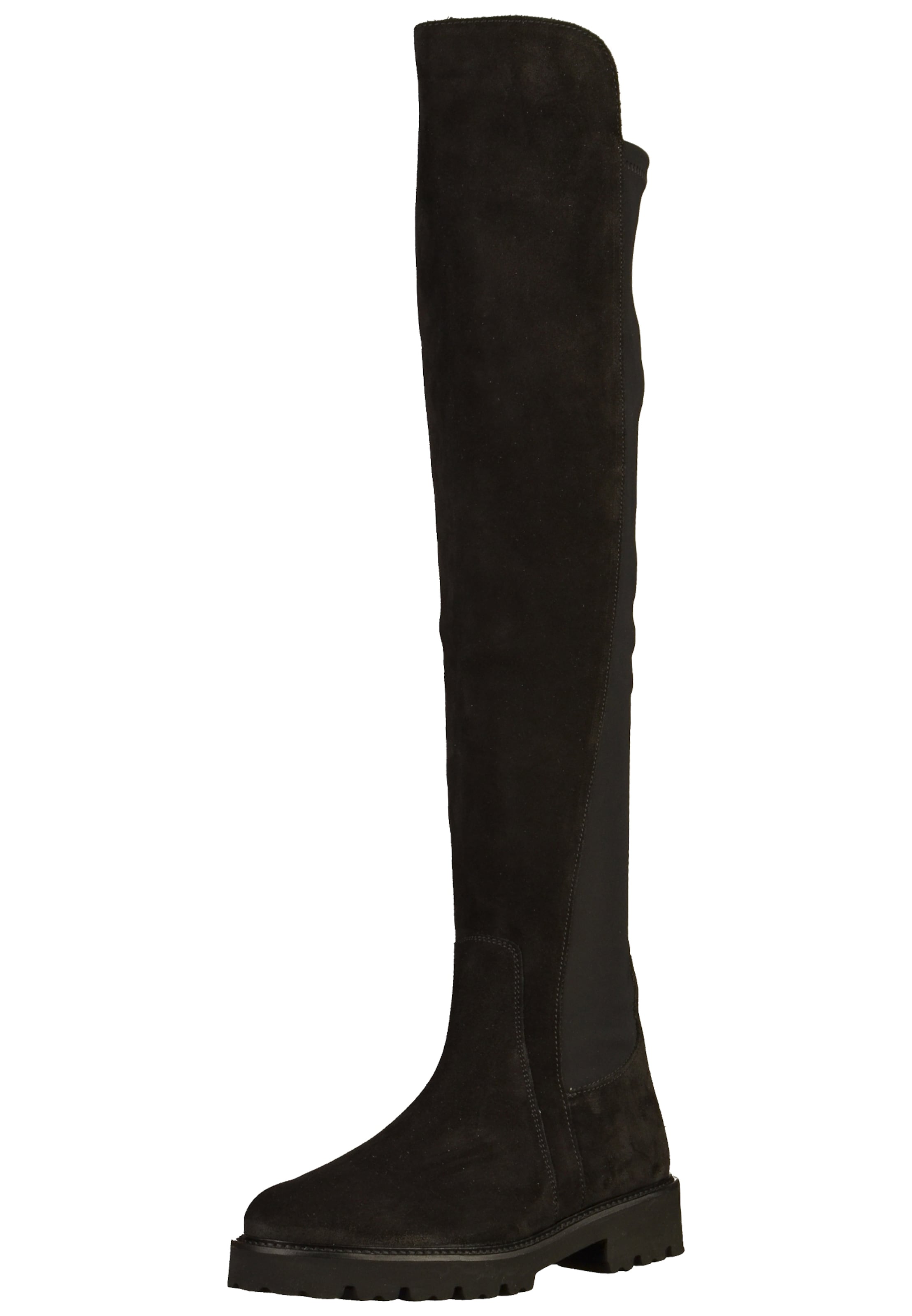 GABOR - Overknee laarzen in de kleur Zwart