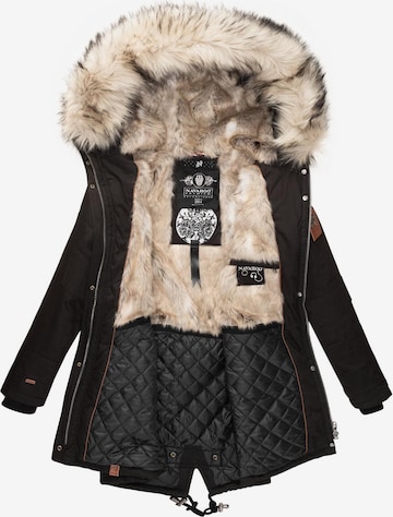 NAVAHOO Winter parka 'Honigfee' in Black