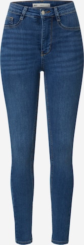 Jean 'Molly highwaist jeans' Gina Tricot en bleu : devant
