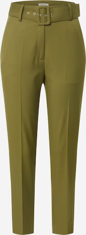Pantalon à plis 'Barbara' EDITED en vert : devant