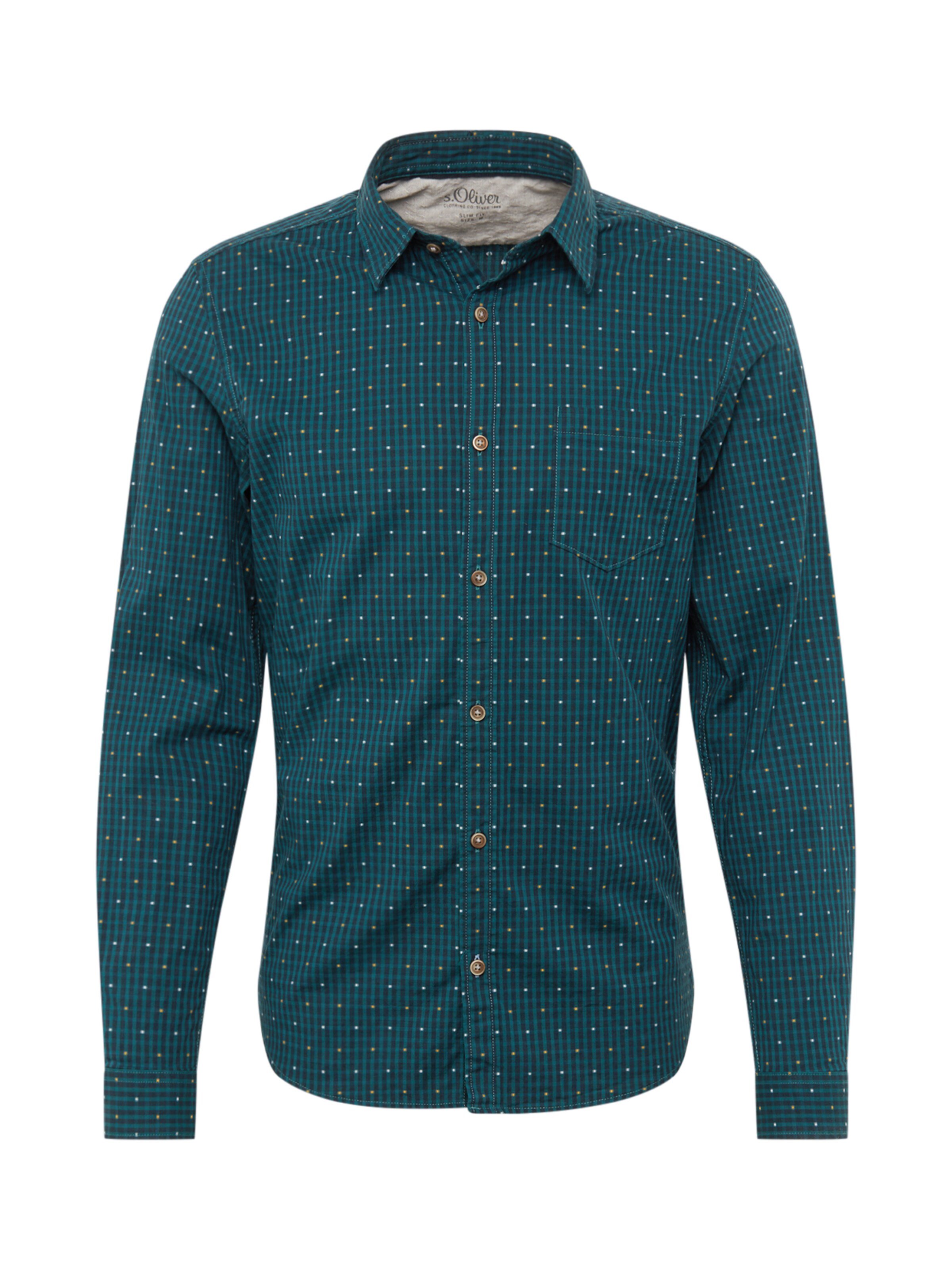 s.Oliver - Overhemd in de kleur Petrol