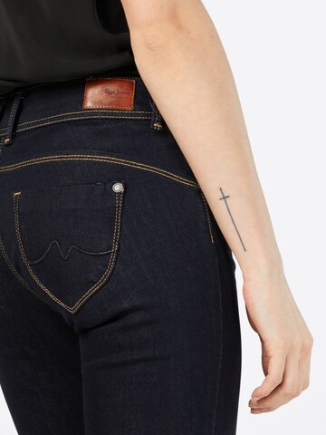Pepe Jeans Slimfit Farkut 'New Brooke' värissä sininen