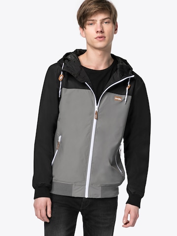 Iriedaily Between-season jacket 'Auf Deck' in Grey: front