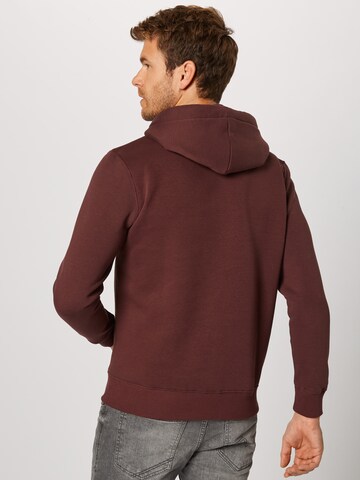 Sweat-shirt ALPHA INDUSTRIES en rouge : derrière