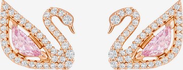 Orecchini 'Dazzling Swan' di Swarovski in rosa