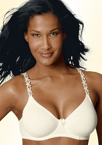 NUANCE T-shirt Bra in White: front