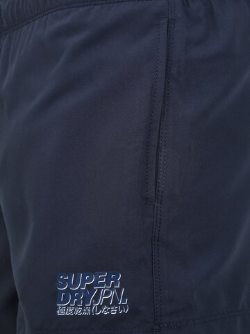 Superdry Badeshorts 'Sorrento' in Blau