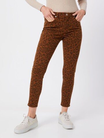 Banana Republic Skinny Kavbojke 'MR LEOPARD' | rjava barva: sprednja stran