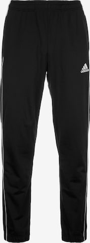 ADIDAS PERFORMANCE Slim fit Workout Pants 'Core 18' in Black: front