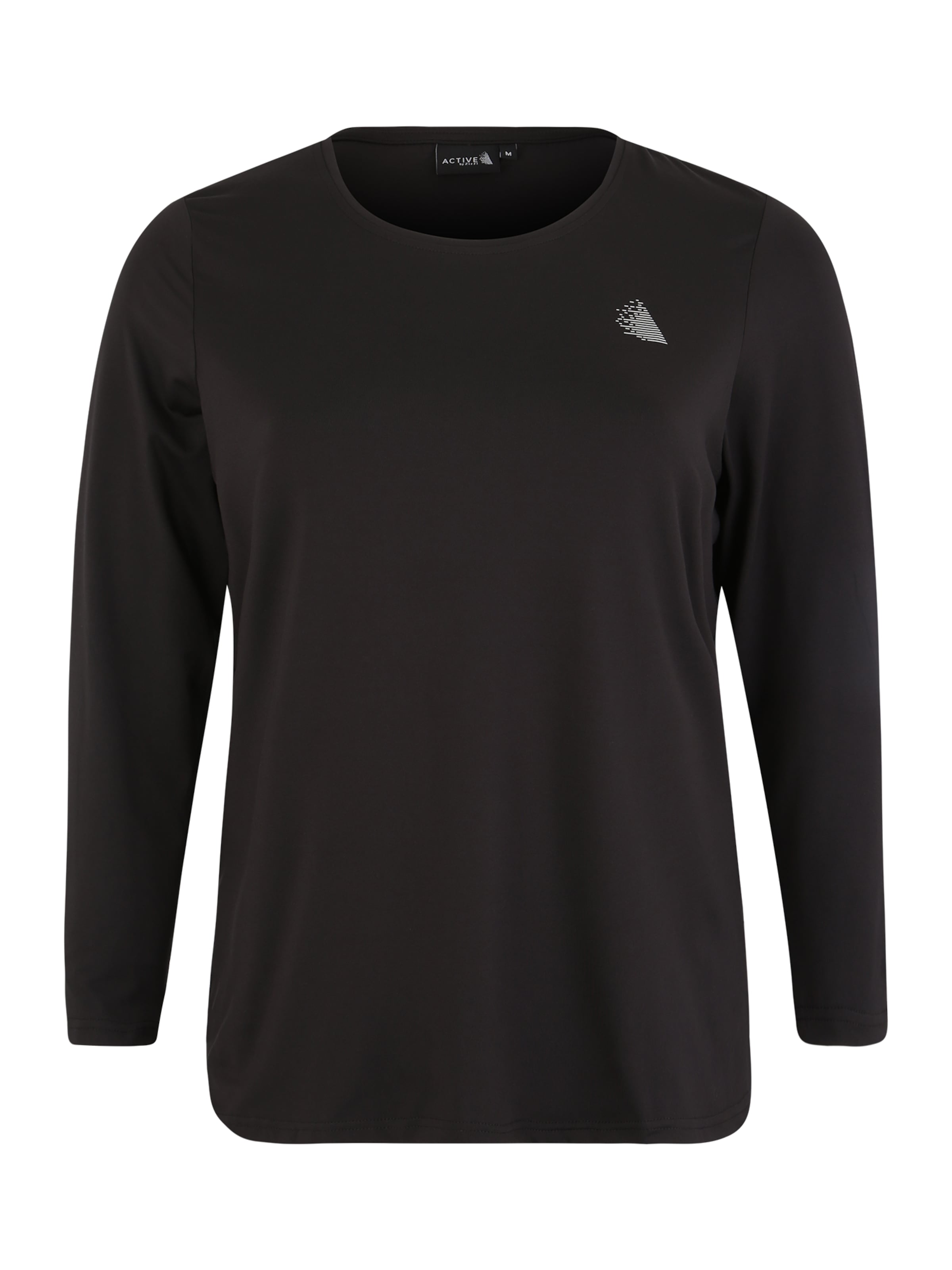 Active by Zizzi Koszulka funkcyjna 'Abasic' w kolorze czarny: przód