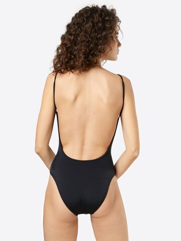 Calvin Klein Swimwear Bustier Badpak in Zwart