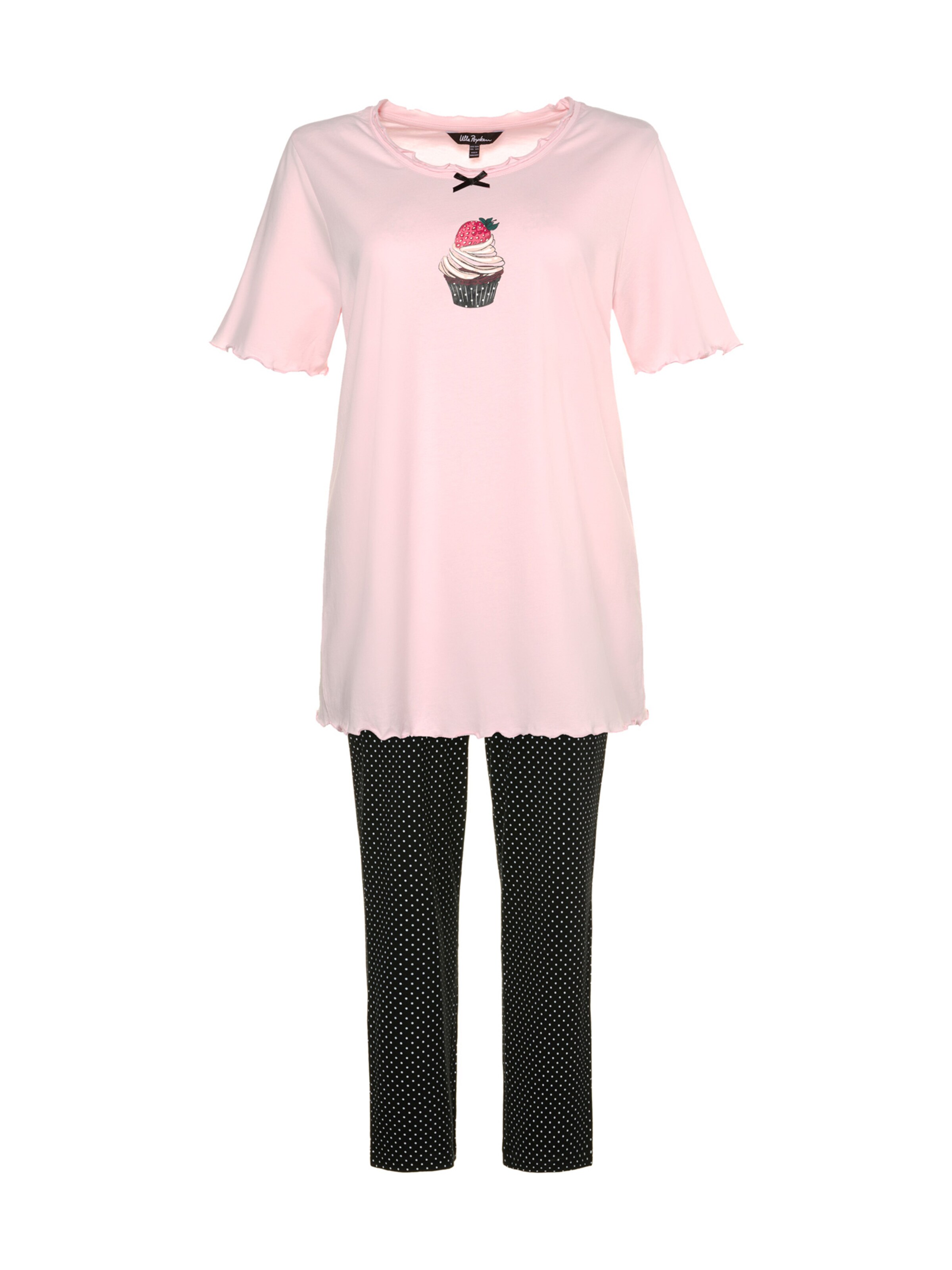 Ulla Popken - Pyjama 'Cupcake' in de kleur Rosé