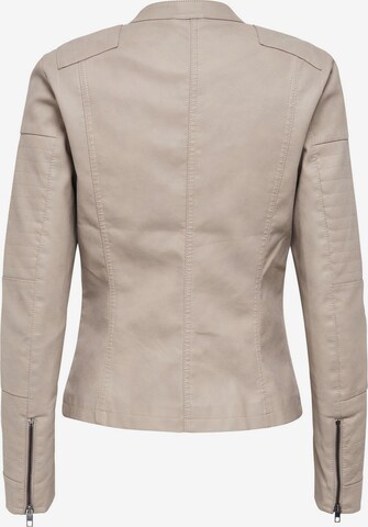 ONLY Kunstlederjacke 'Ava' in Beige