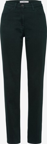 BRAX Regular Jeans 'Carola' in Groen: voorkant