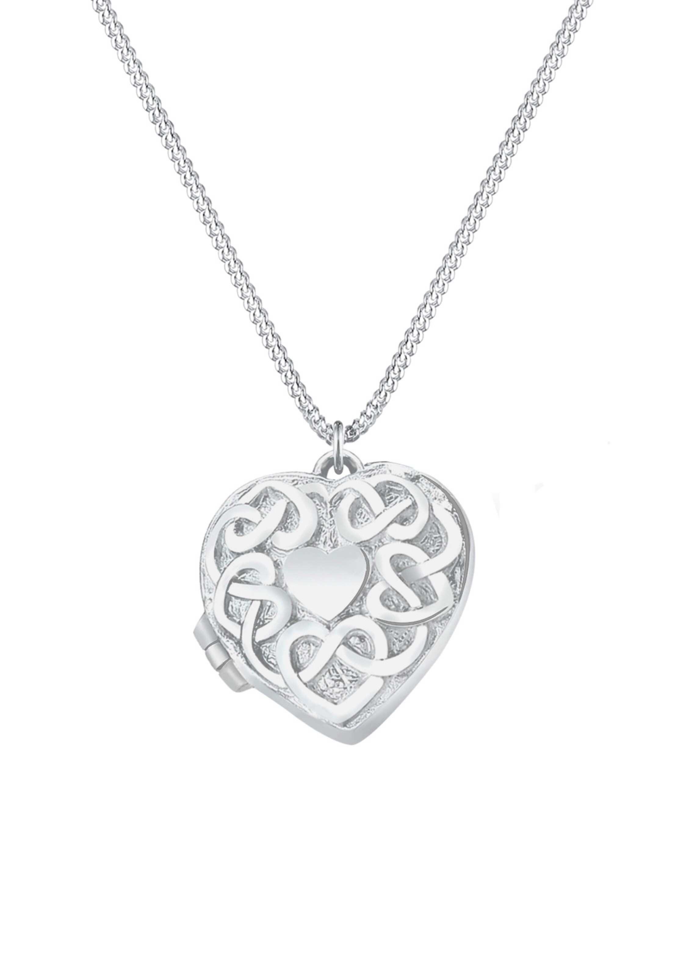 ELLI Kette 'Herz' in Silber