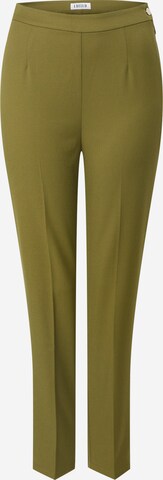 EDITED Regular Pleated Pants 'Tania' in Green: front