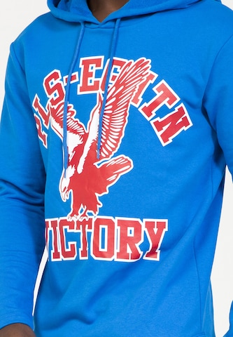 Sweat-shirt PLUS EIGHTEEN en bleu