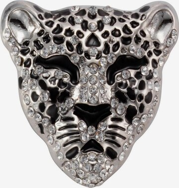 J. Jayz Brooch 'Tiger 138-1386' in Silver: front