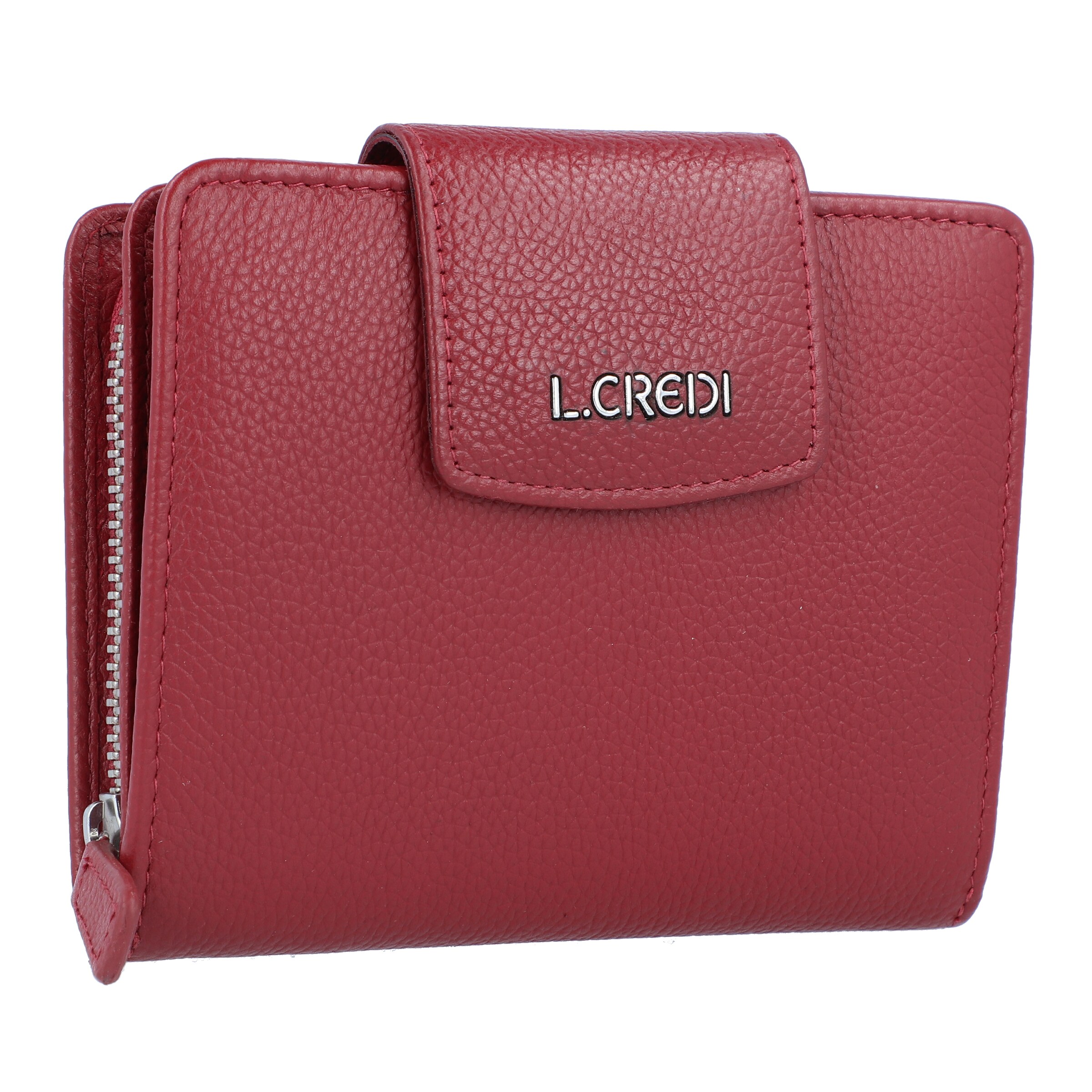 L.CREDI Wallet 'Maranello' in Red
