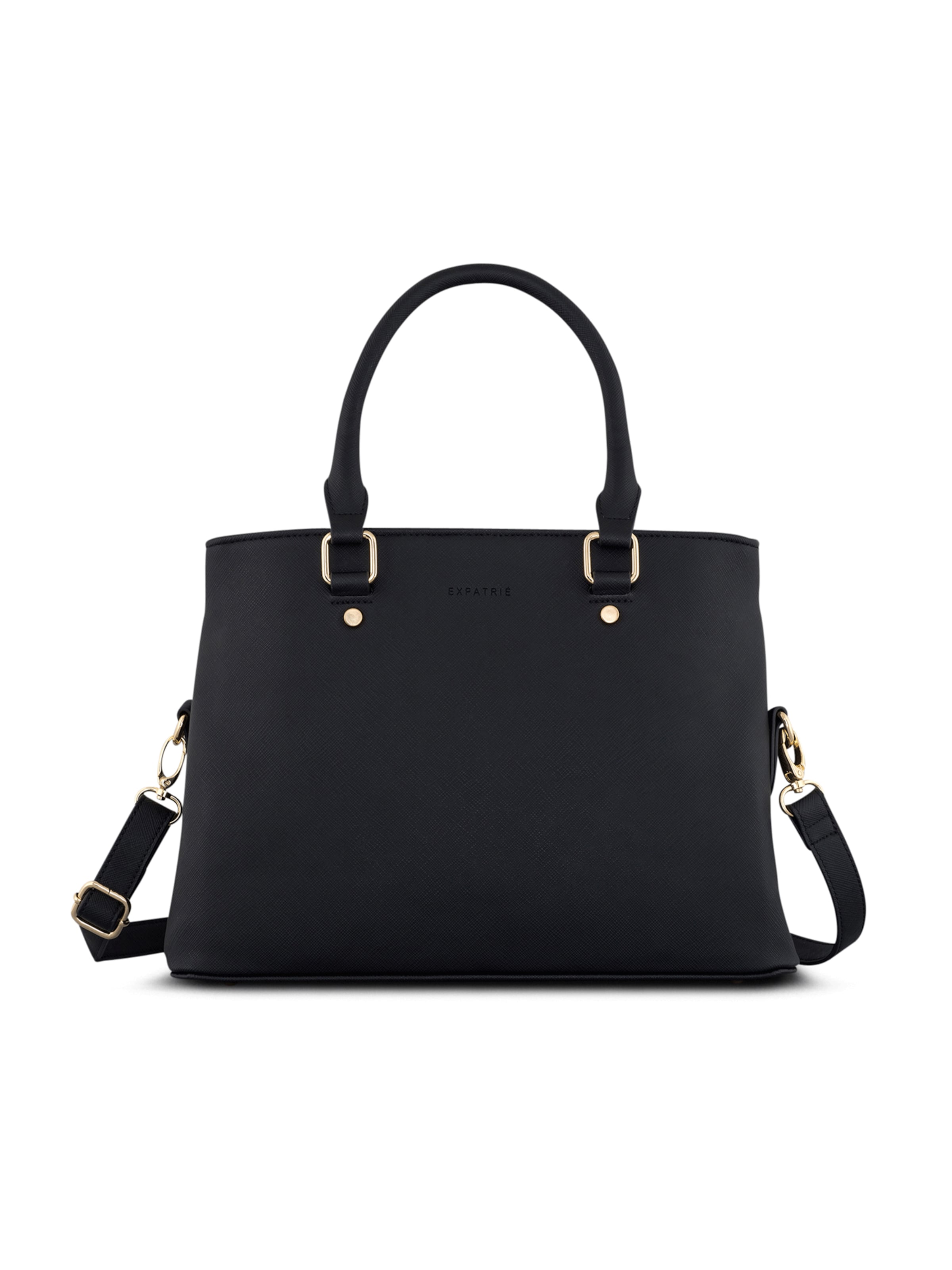 Expatrié Handväska 'Julie' i svart: framsida
