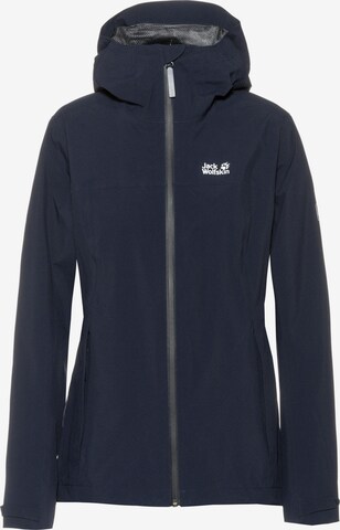 JACK WOLFSKIN Outdoor Jacket in Blue: front