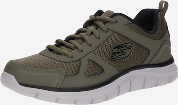 Sneaker bassa 'Track' di SKECHERS in verde: frontale