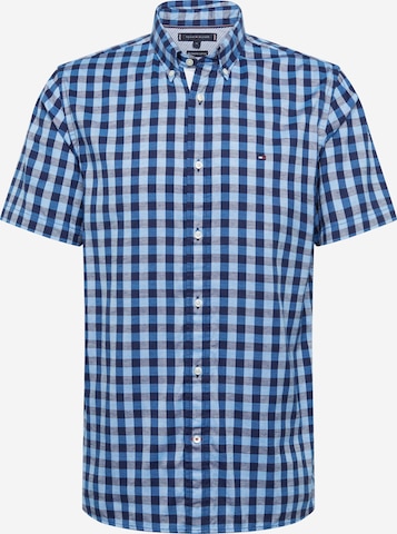 TOMMY HILFIGER Regular fit Overhemd in Blauw: voorkant