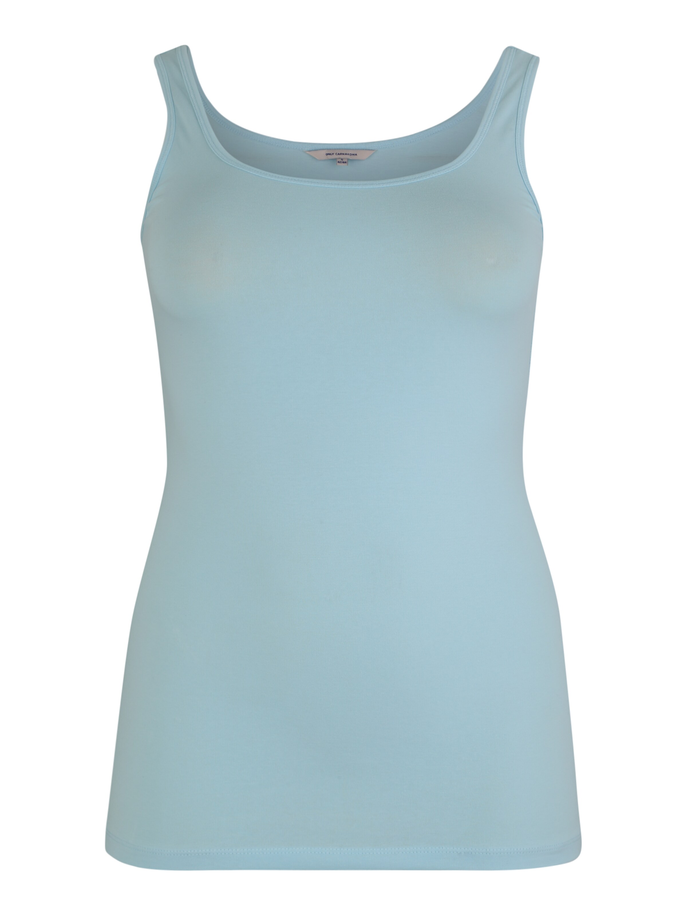 ONLY Carmakoma - Top 'TIME' in de kleur Lichtblauw
