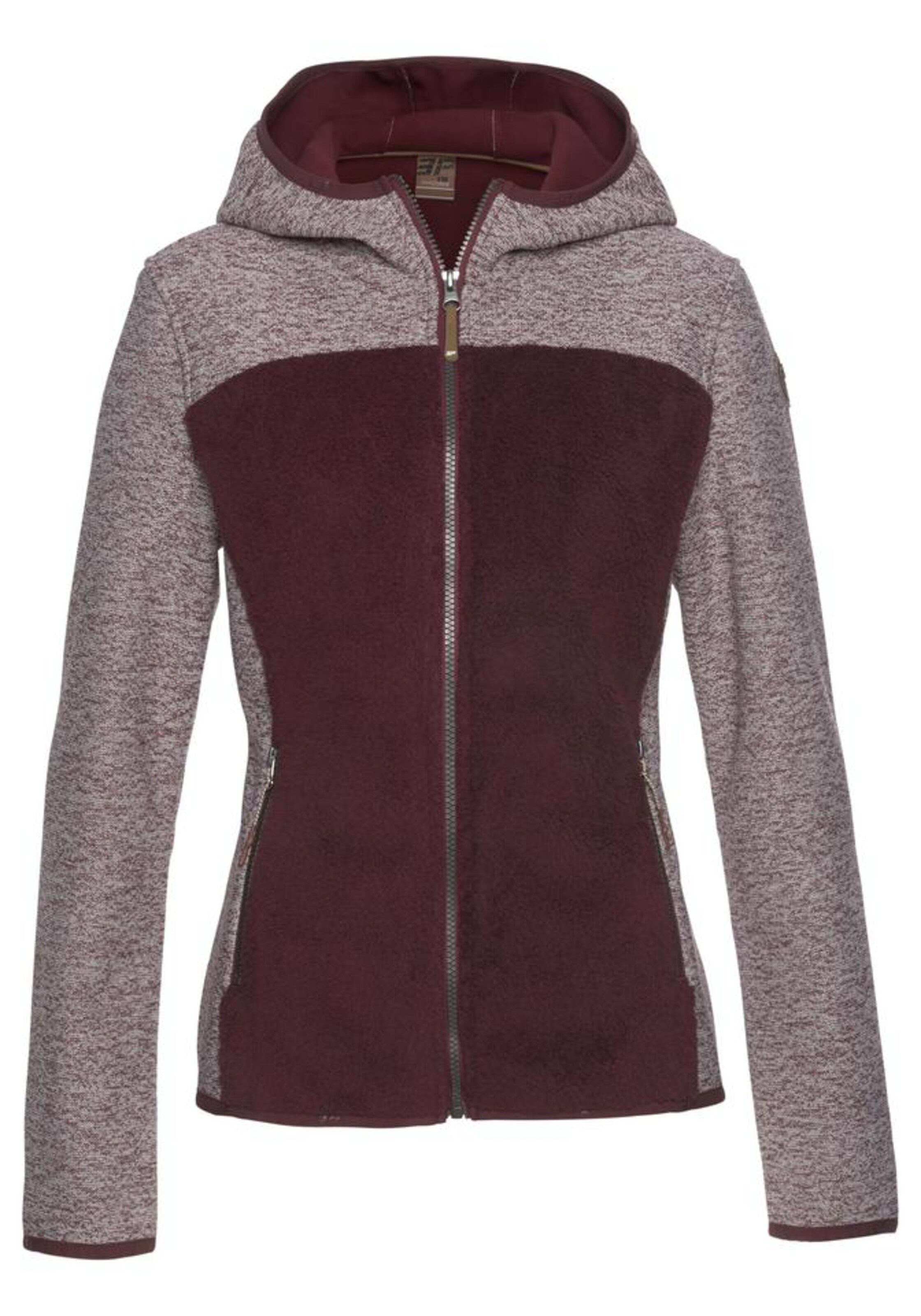 ICEPEAK - Fleecejacke 'Aldora' in burgunder