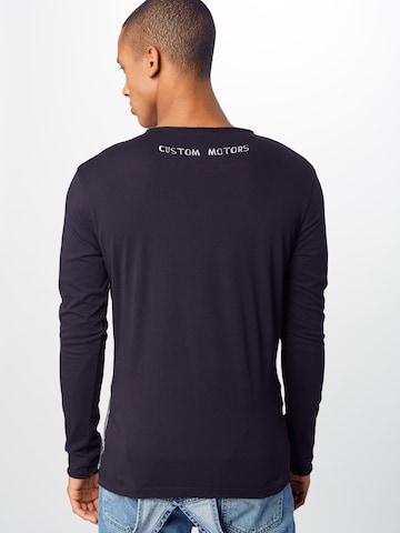 T-Shirt Key Largo en bleu : derrière
