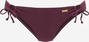 LASCANA - Cueca biquíni 'Kati' em roxo: frente