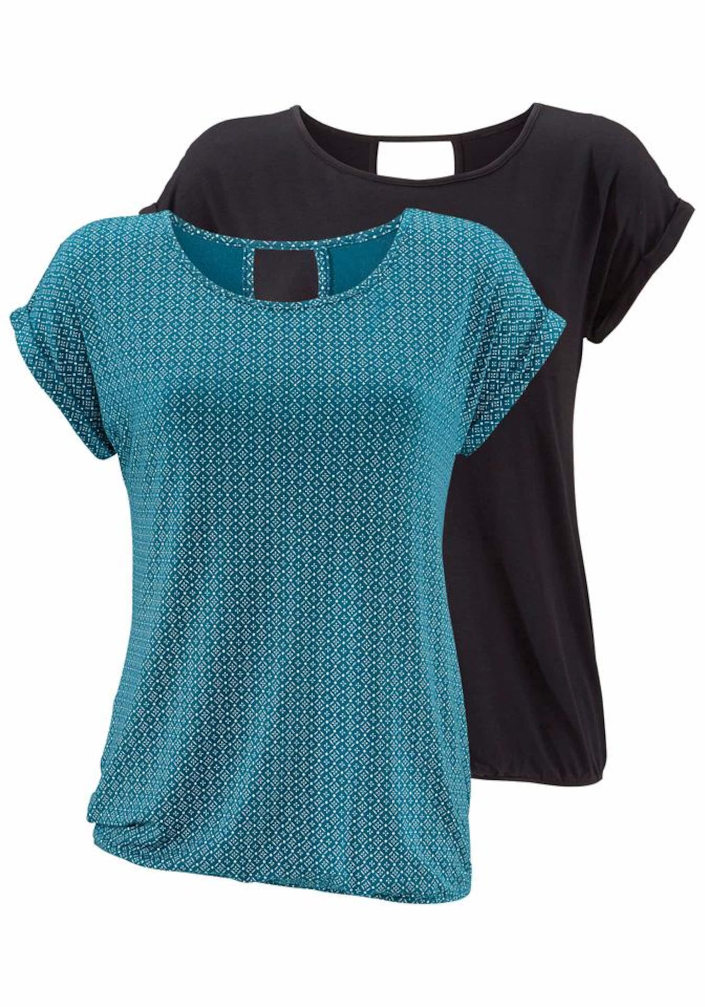 LASCANA Tričko – zelená: přední strana