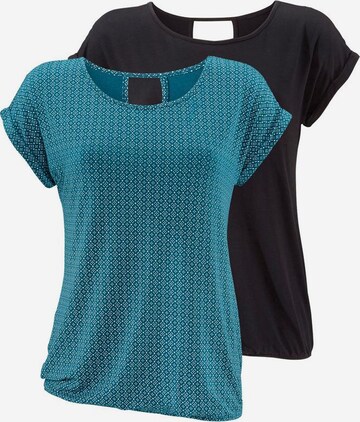 LASCANA Shirt in Groen: voorkant