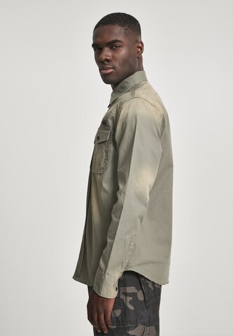 Brandit Regular fit Shirt 'Hardee' in Groen