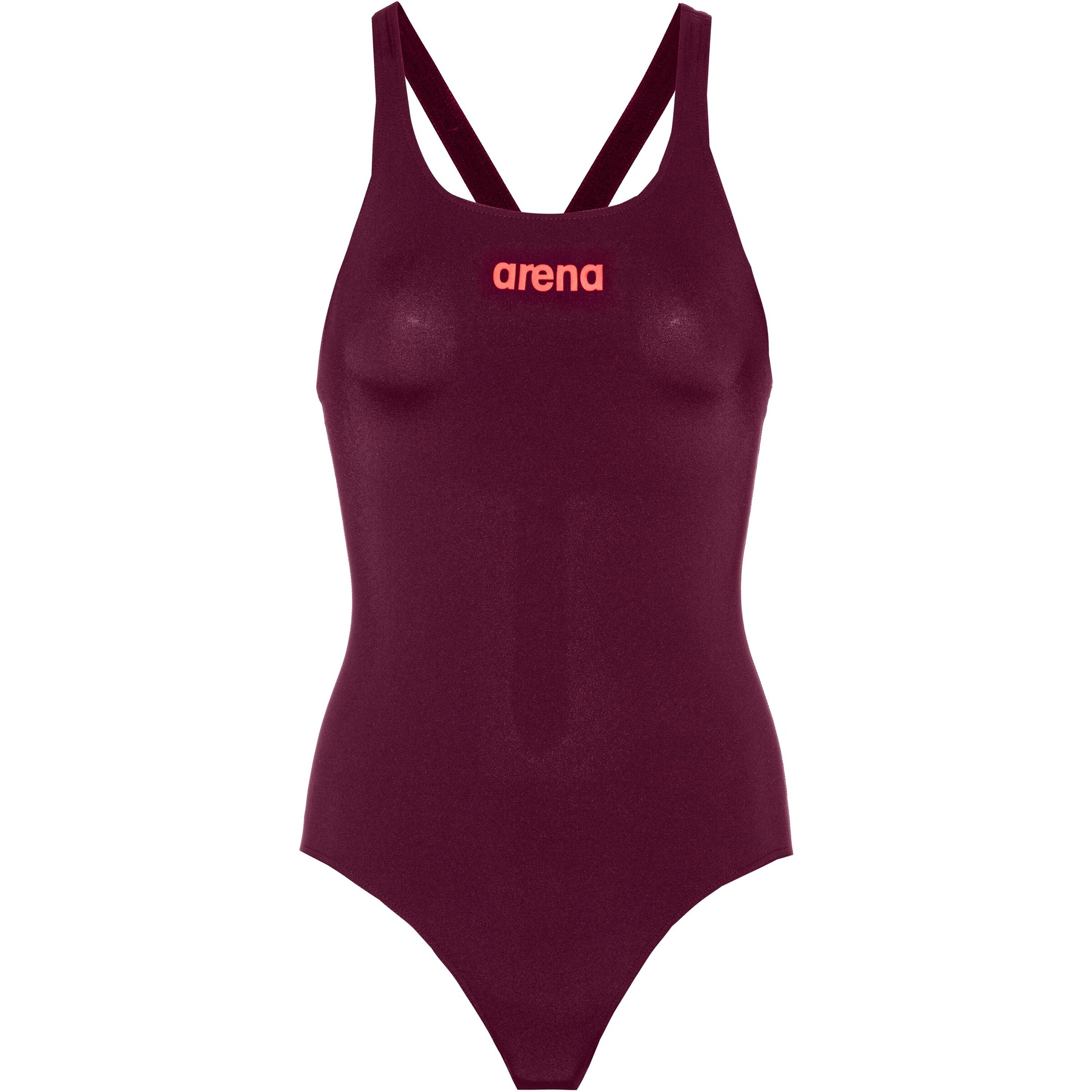 ARENA - Badeanzug 'Solid Swim Pro' in bordeaux