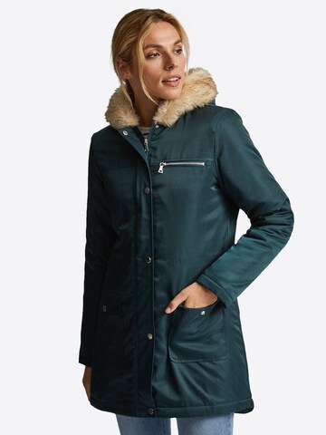 Dorothy Perkins Átmeneti parka 'LUXE' - zöld