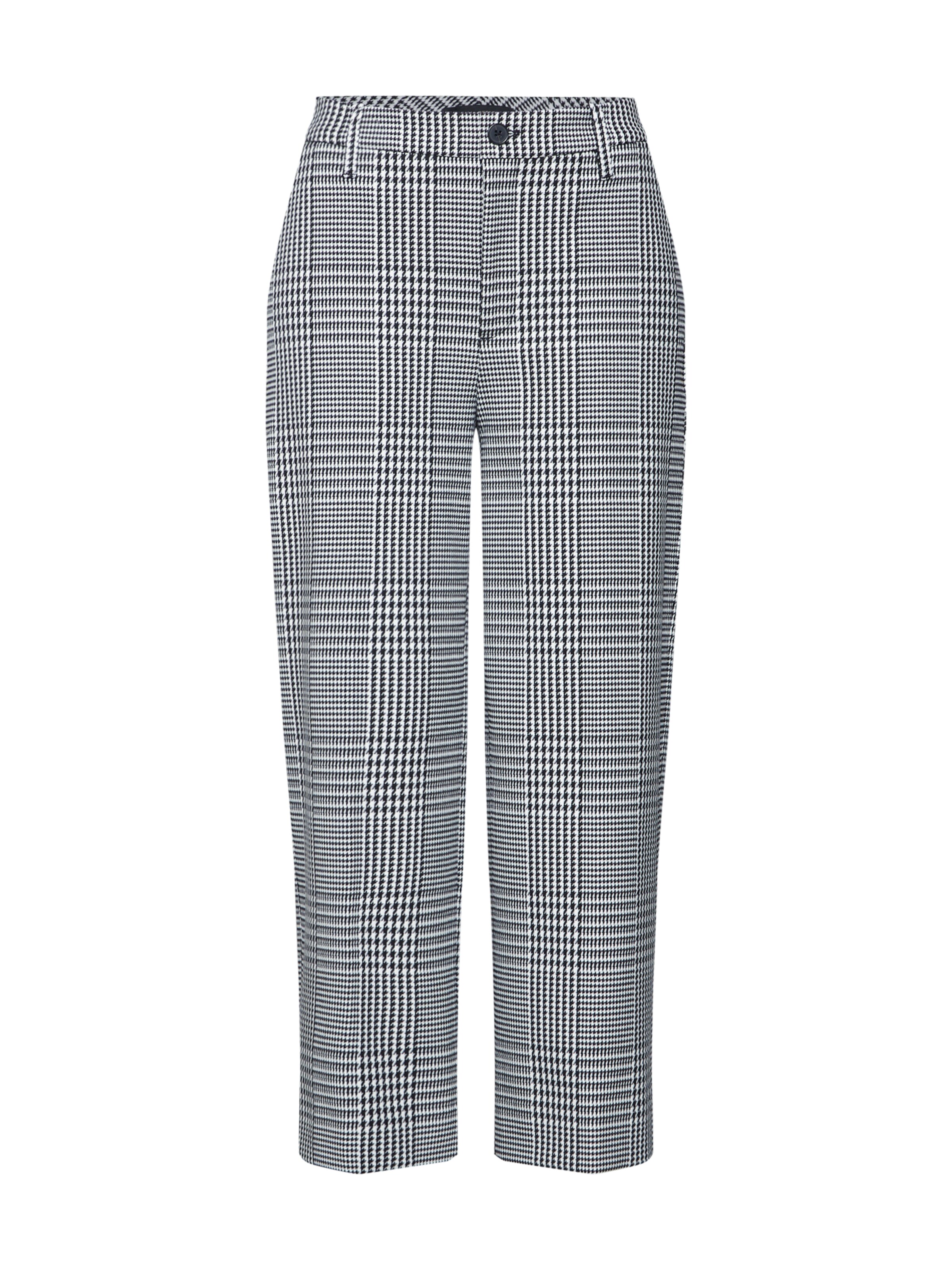 Banana Republic - Broek 'EXPLODED HOUNDSTOOTH' in de kleur Zwart