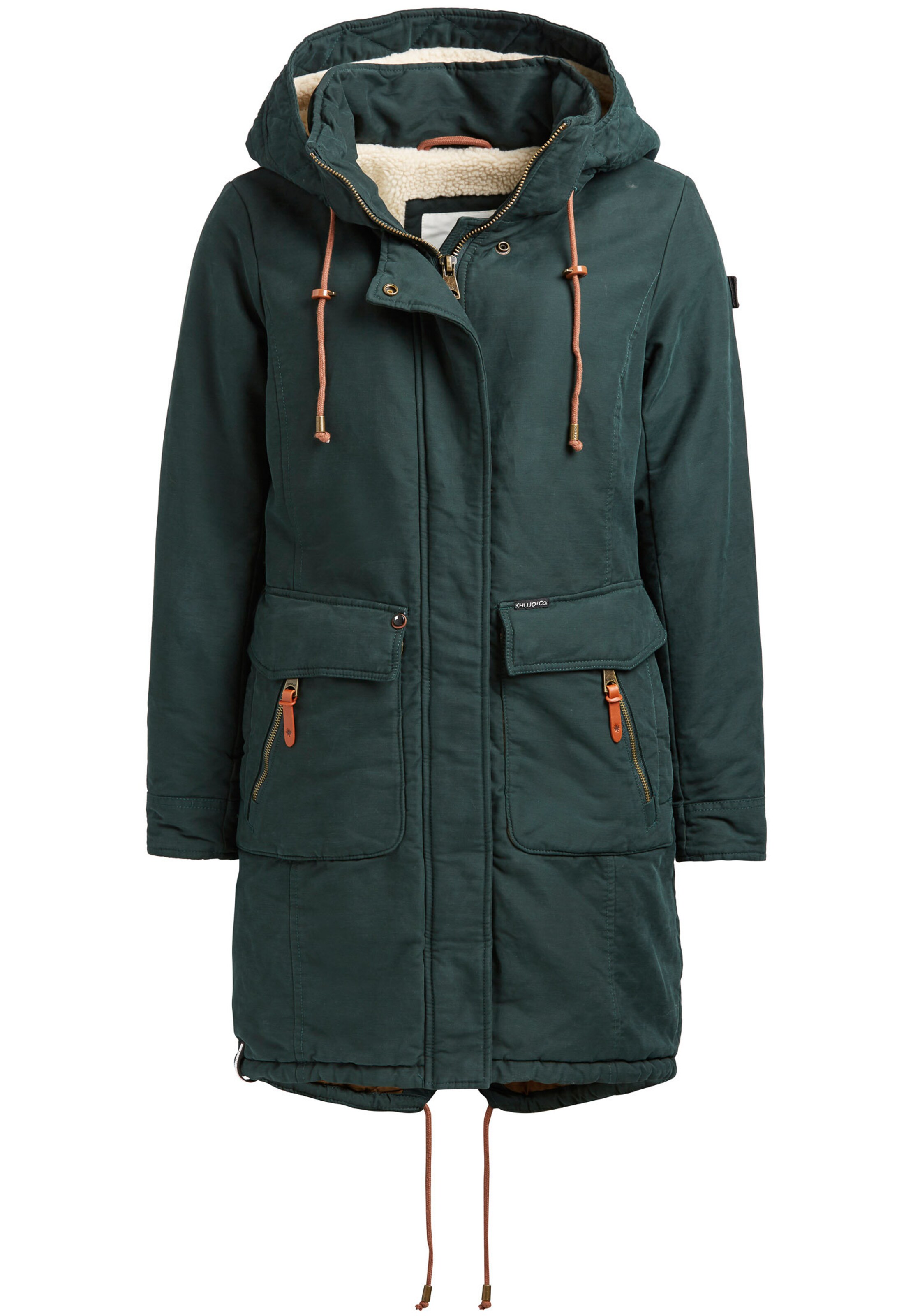 khujo - Winterparka 'MICHAELA' in de kleur Groen